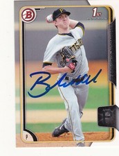 BRANDON WADDELL PITTSBURGH PIRATES SIGNED CARD TWINS ST LOUIS CARDINALS ORIOLES