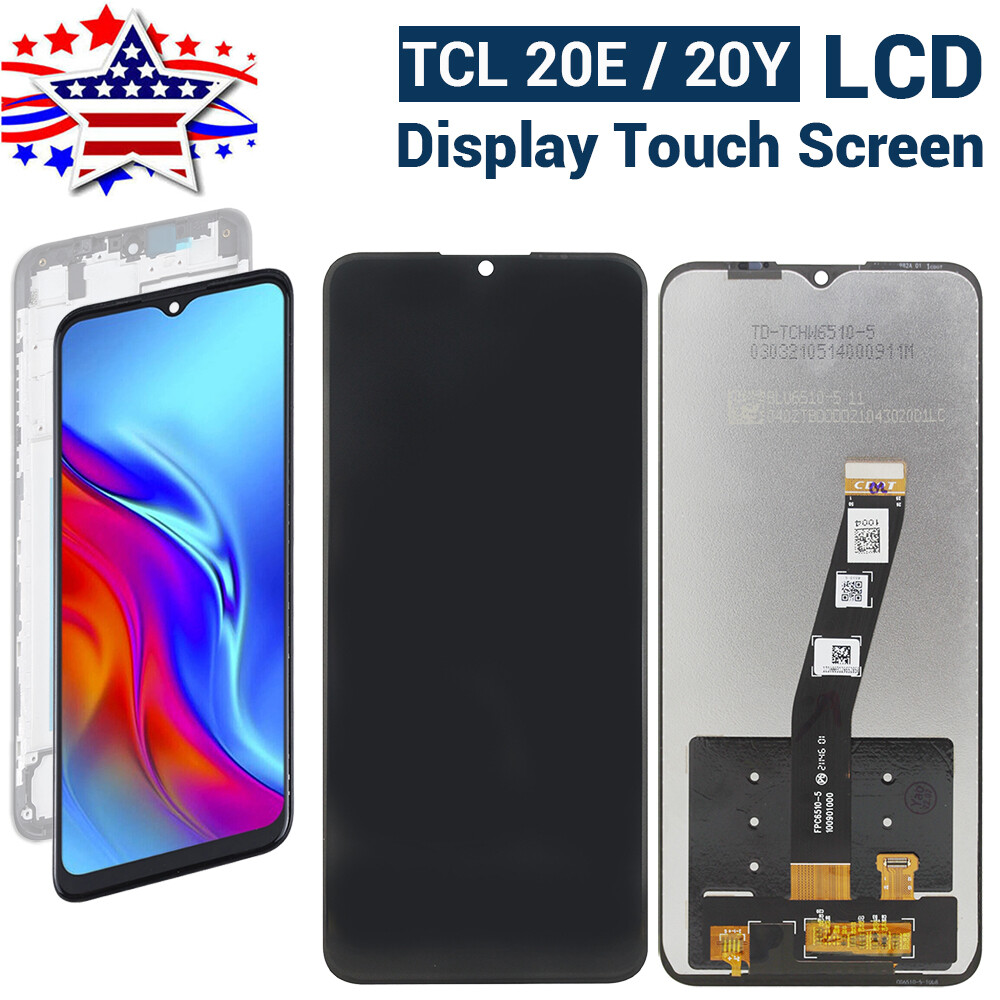 LCD Display Touch Screen Digitizer Replacement For TCL 20E 6125A 6125F 20Y 6156A