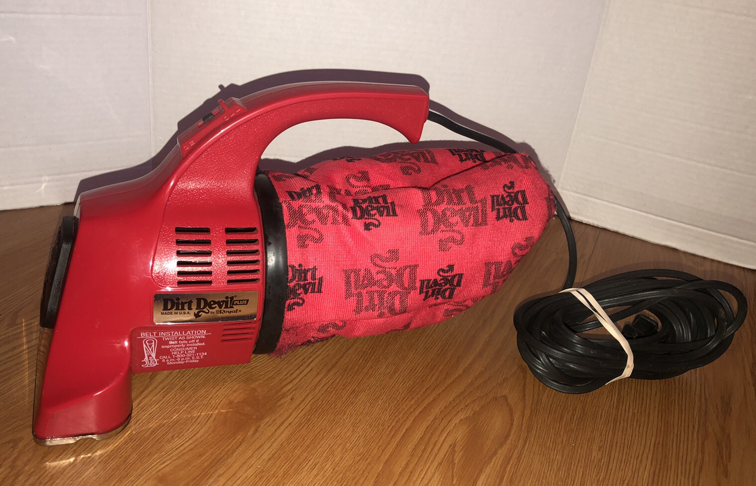 Royal Dirt Devil Plus Red Handheld Home 