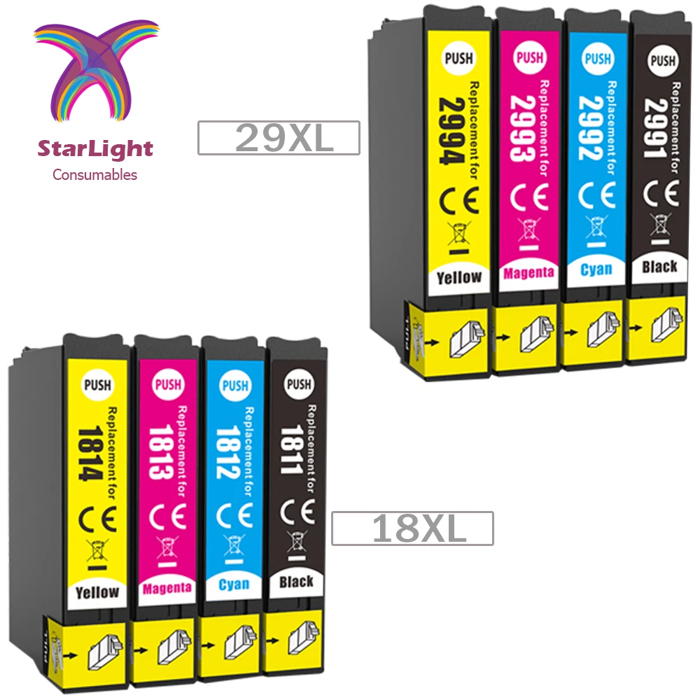 INK CARTRIDGES Fits For EPSON XP 305 XP 405 XP 205 XP 102 XP 235 XP 245 XP 247