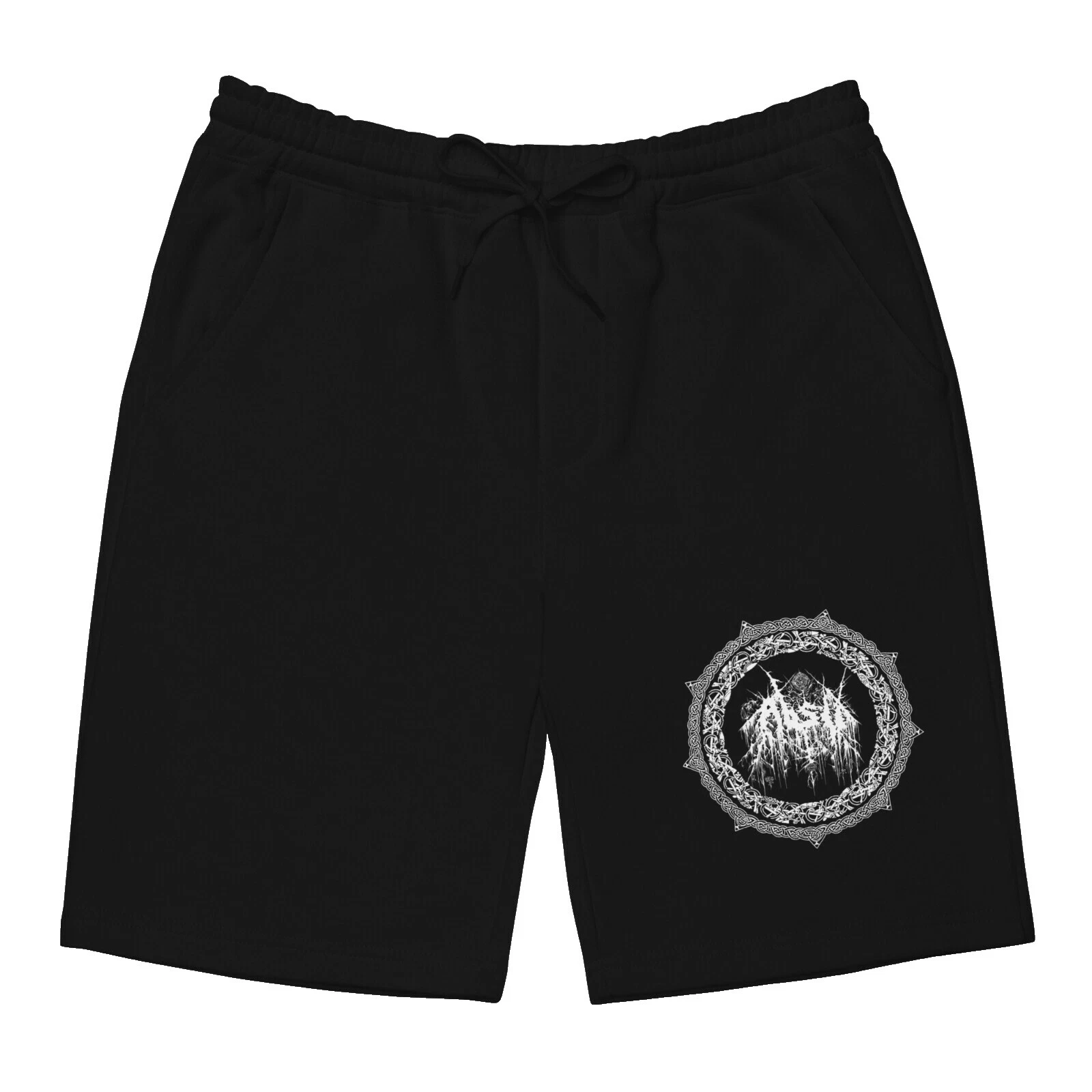 Cotton Black Regular Size Shorts for Men