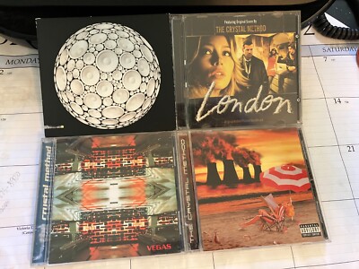 THE CRYSTAL METHOD 4 CD LOT: VEGAS, TWEEKEND, LONDON, DIVIDED BY NIGHT