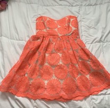 Flower Strapless Dress