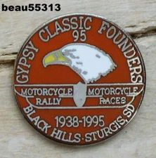 STURGIS JACKPINE GYPSY SOUTH DAKOTA 1995 RALLY PIN