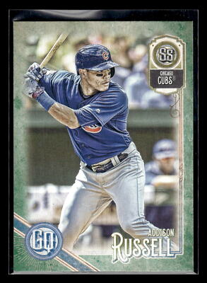 2018 Topps Gypsy Queen #135 Addison Russell  Green Chicago Cubs Mint+