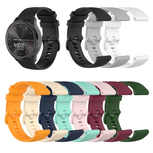 20mm Waterproof Watch Band Strap for Garmin Vivomove 3/3 Music/HR / Venu |  eBay