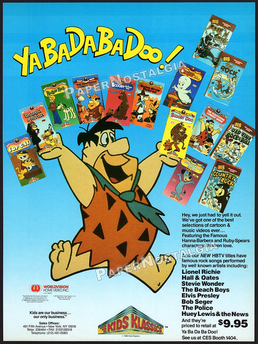 HANNA-BARBERA_/_RUBY SPEARS__Original 1987 Trade AD promo / poster