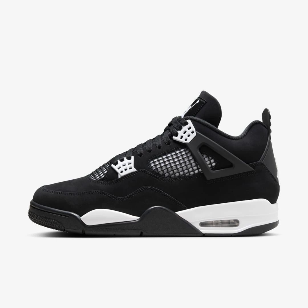 Air Jordan 4 White Thunder FQ8138-001 Black White