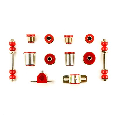 Red Poly Front Suspension Bushings Set Round Fits 1964 - 1968 Pontiac GTO LeMans