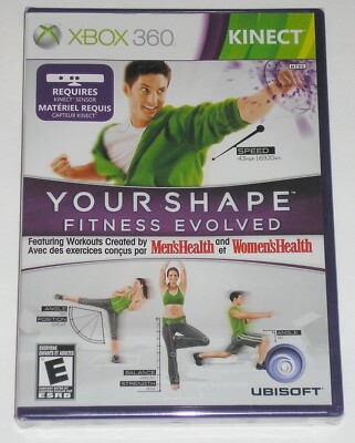 Xbox 360 KINECT Video Game - Your Shape Fitness Evolved (New)