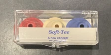 Soft-Tee Adjustable Re-useable Golf Tees - Set of 3