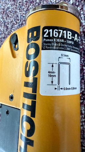 Stanley Bostitch 21671B-A-E Pneumatic Automatic Stapler ⭐ - Picture 4 of 9