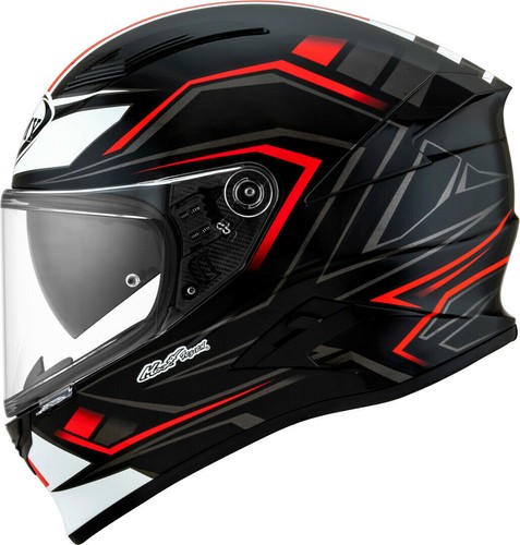 CASCO MOTO INTEGRALE FIBRA SUOMY SPEEDSTAR GLOW RED NERO ROSSO TG XL | eBay