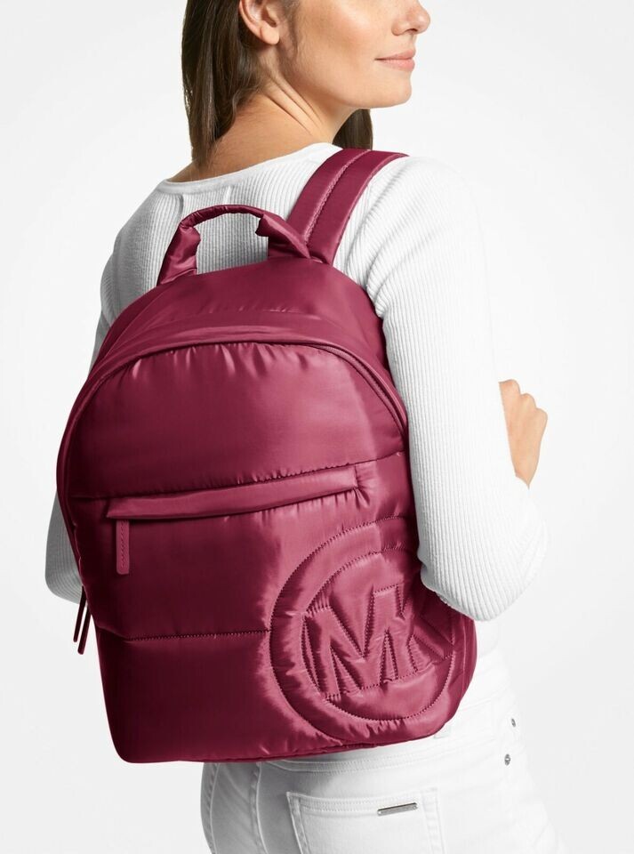 Michael Kors Burgundy Quilted Backpack Backpack Michael Kors Burgundy in Synthetic - 42977508 main image 4