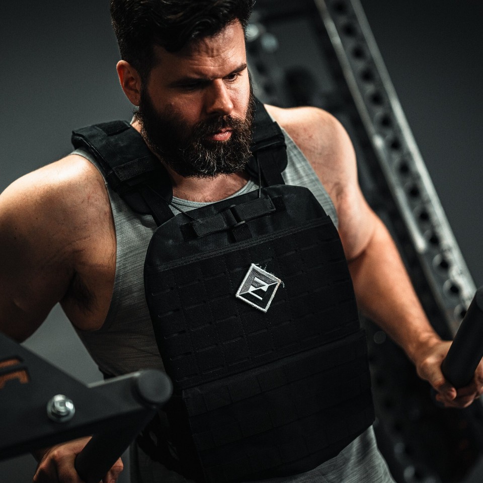 Weighted Vest w/ Steel Plates Included 10–50 lb Rucking CrossFit USA Made