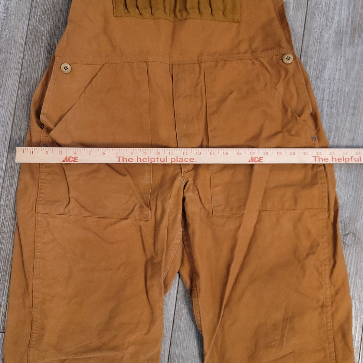 VTG SAFTBAK Hunting Work Unlined Pants Shell Holder Suspender Bib
