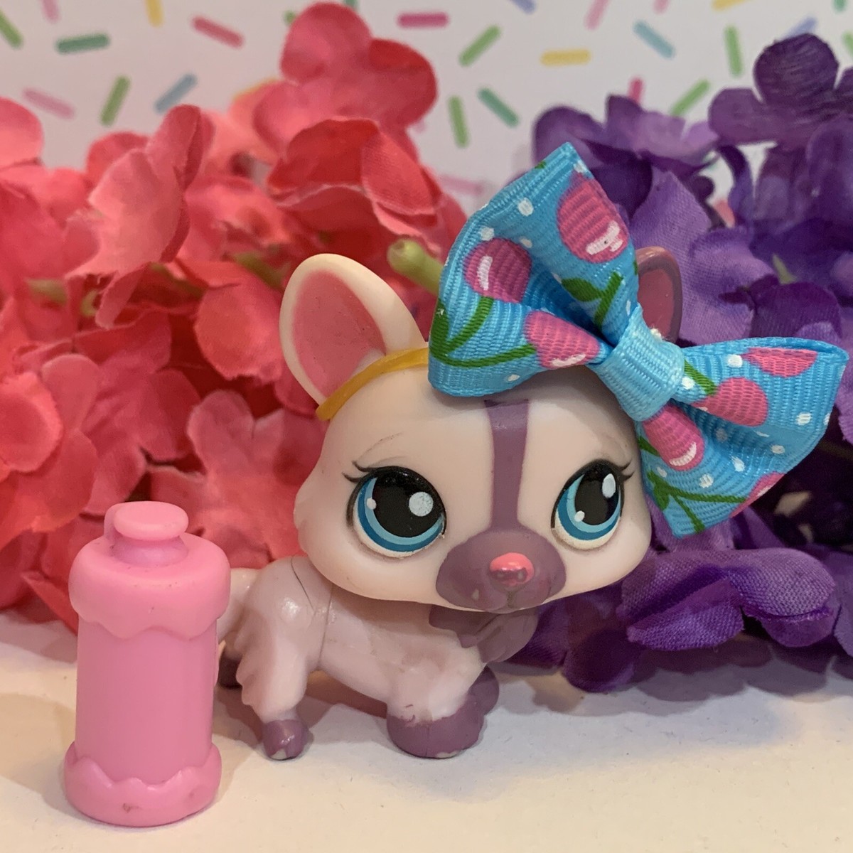 Littlest Pet Shop 1645 Lps Authentic Purple Lavender Corgi Blue