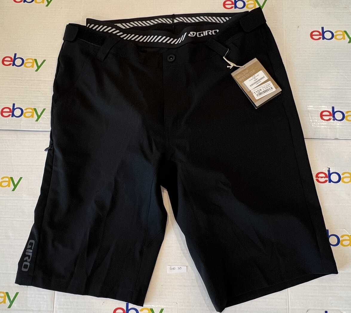 Giro Men's Arc Short With Blk Liner Sz:38 Adj Waist NWT UPF 50+