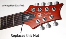 AlwaysHandCrafted Slotted Real BONE NUT handmade for PRS 7 String Guitar 