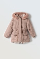 Mädchen Kinder Winterjacke Jacke Warm Weich ...