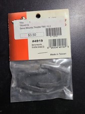 Traxxas 4919A Servo mounts throttle/ brake 1 grey NEW TRA4919A TRA1 2084