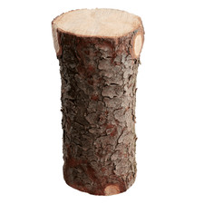Holzstamm natur Holz mit Rinde Kaminholz Dekoholz Kamindeko Dekoration 25 cm Ø