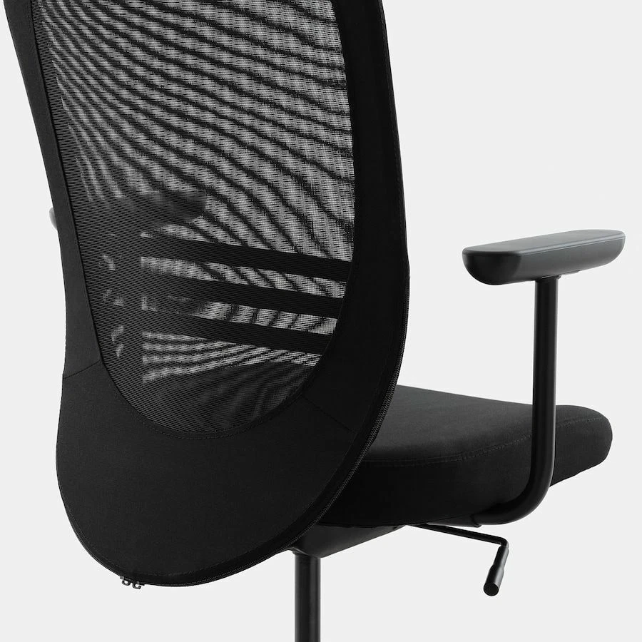 Ikea FLINTAN Office chair with armrests beige Black eBay