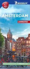Laminated Amsterdam Street Map, by Michelin, with Green Guide content - 2020 ed