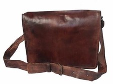 Borsa a mano uomo regolabile in pelle valigetta tracolla messenger bag Usa Sp...