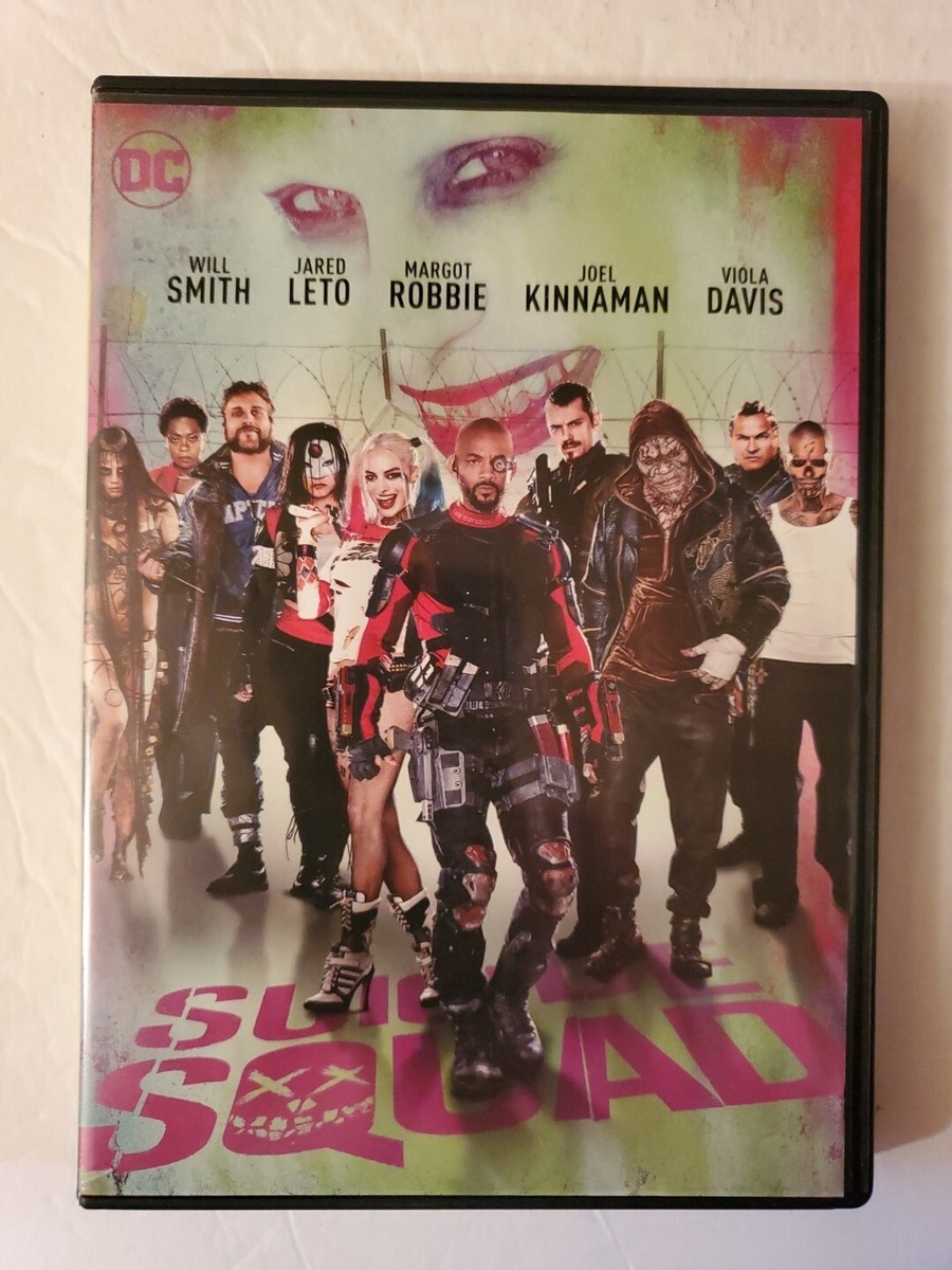 Suicide Squad DVD By Will Smith Margot Robbie Viola Davis
