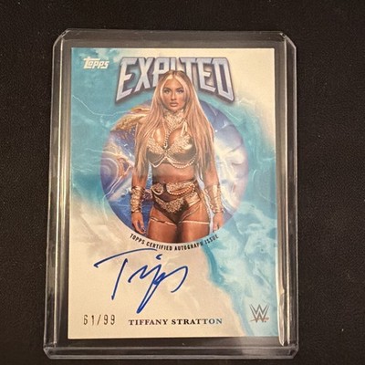 Topps 2025 Exalted WWE Tiffany Stratton Exalted Autographs Auto #EXA-TIF 61/99