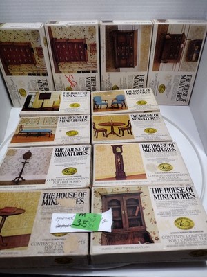 1/12 scale Dollhouse 12 furniture The House of Miniatues Dollhouse kits