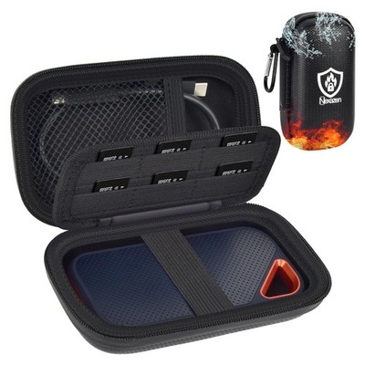 Fire Resistant SSD Case Compatible with for SanDisk Extreme Pro/for SanDisk P...