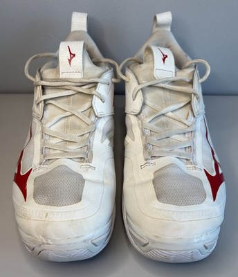 Mizuno Womens Wave Momentum 2 White Volleyball Shoes, Size: 9.5