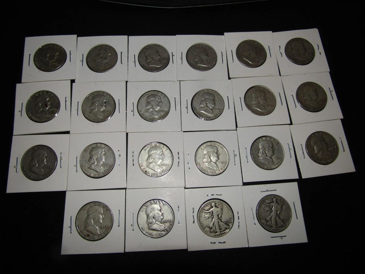 Circulated Silver Franklin Half Dollars (1948-1963) for sale | eBay
