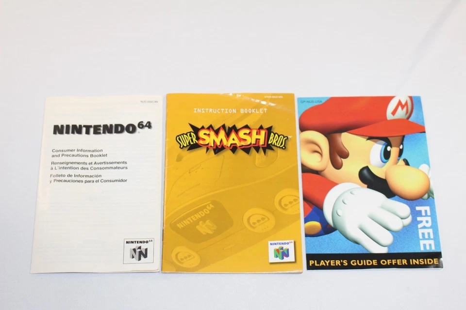 Super Smash Bros. N64 Nintendo 64 Complete CIB Authentic! Good Condition! Rare! - Image 3 of 4