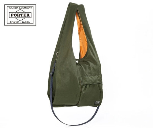 PORTER BAGGER Shoulder Messenger Bag 865-15215 Olive Green Yoshida & Co.