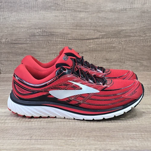 Brooks Glycerin 15 Men's Size 14 D Red Black Running Shoes Sneakers (1102581D647 - Picture 1 of 9