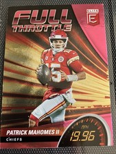 2022 Panini Donruss Elite - Full Throttle Patrick Mahomes II #FT13 Purple /75