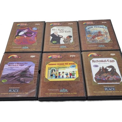 Reading Rainbow 6 DVD Lot Germs Katz Hermit Violin Friends Eggs