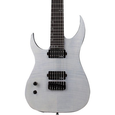 Schecter KM7 MKIII Legacy LeftHanded 7String Guitar Transparent White Satin