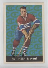 1961-62 Parkhurst Henri Richard #43 HOF 0da0