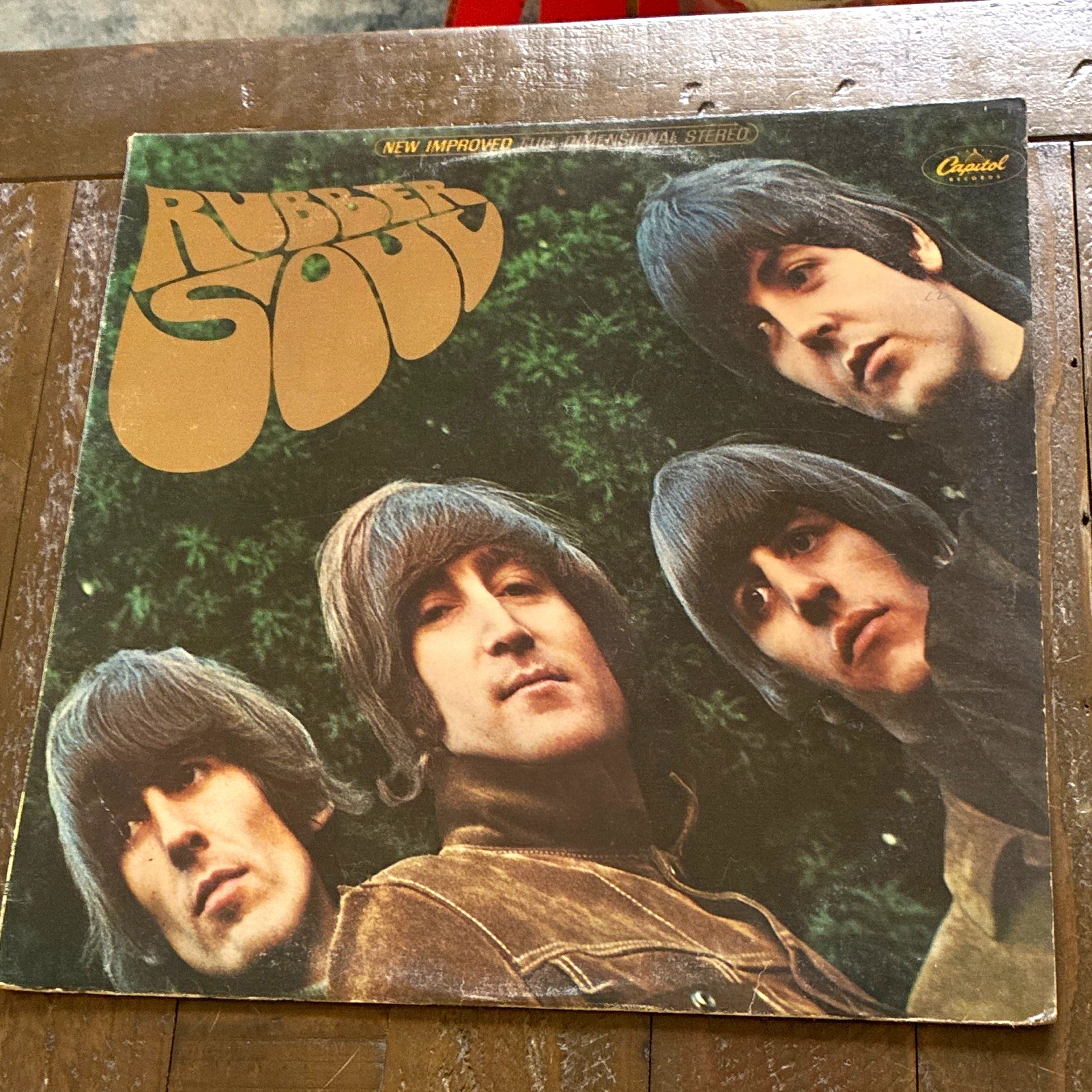 The Beatles Rubber Soul Capitol SW-2442 LP 12" Vinyl Stereo Rock