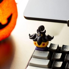 Keycaps Keyboard Black Cat Pumpkin Halloween 3d Handmade No Box
