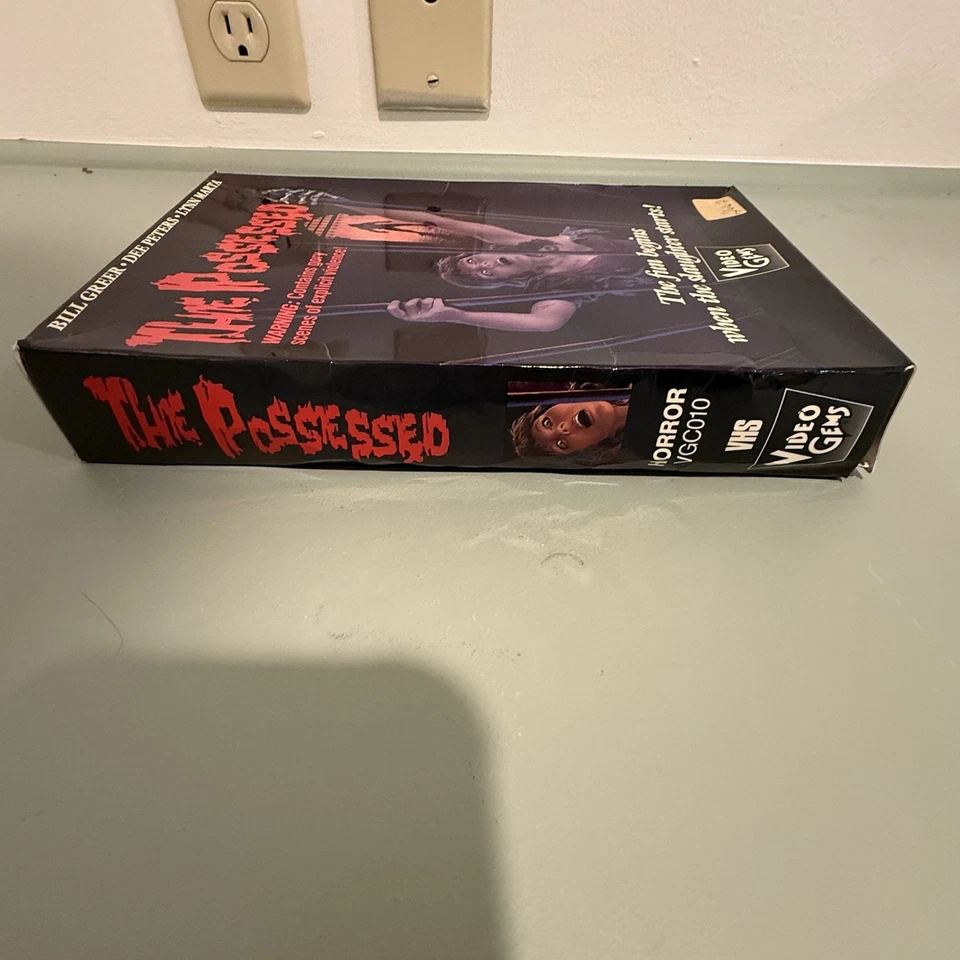 THE POSSESSED VHS Video Gems 1986 BIG BOX HORROR SLASHER - RARE 🔥 - Image 4 of 4