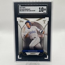 2025 Topps Welcome to the Club: Mvp - Alex Rodriguez #10 SGC 10