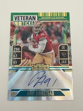 2024 Panini Contenders Arik Armstead Auto Veteran Ticket VT-AAD