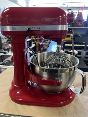 KitchenAid KP26M9PCER Standalone Mixer - Empire Red With Bowl and
