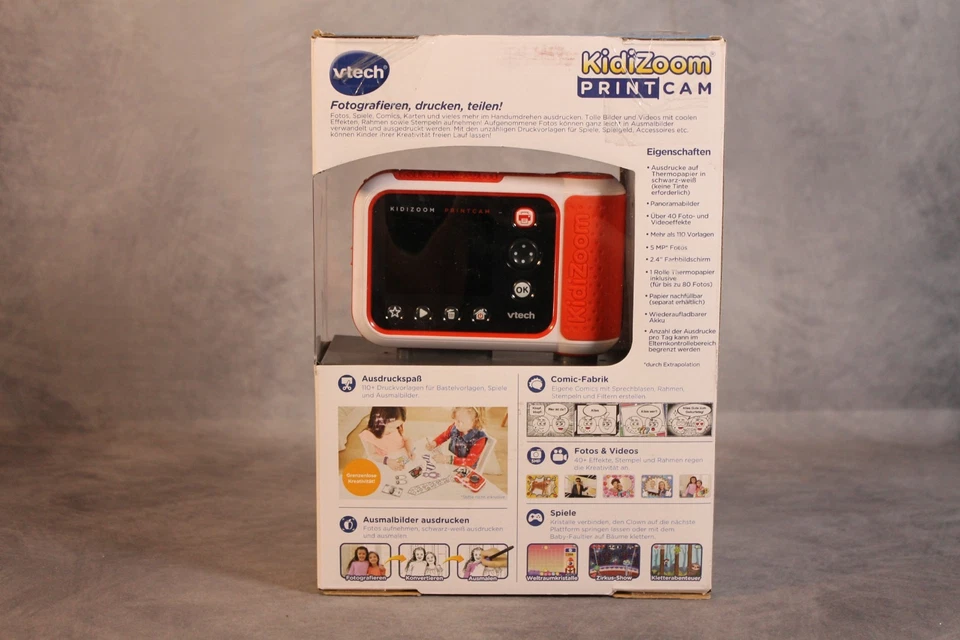 VTECH KidiZoom Print Cam Kinderkamera Mehrfarbig - Bild 2 von 4