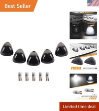 Smoked LED Roof Lights White Cab Marker Clearance Running Compatible with 199...